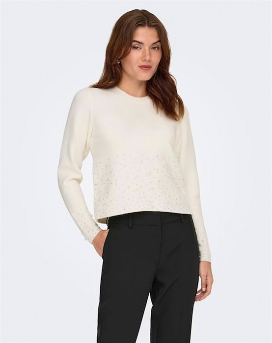 JDYPearl L/S O-Neck Strik 